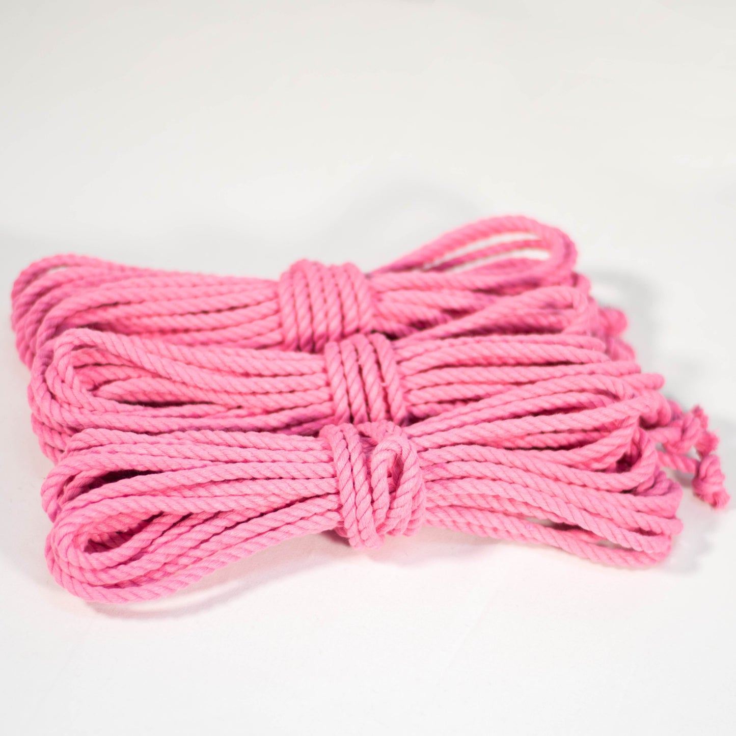 Cotton Play Ropes Shibari Rope Pink Bundle of 3