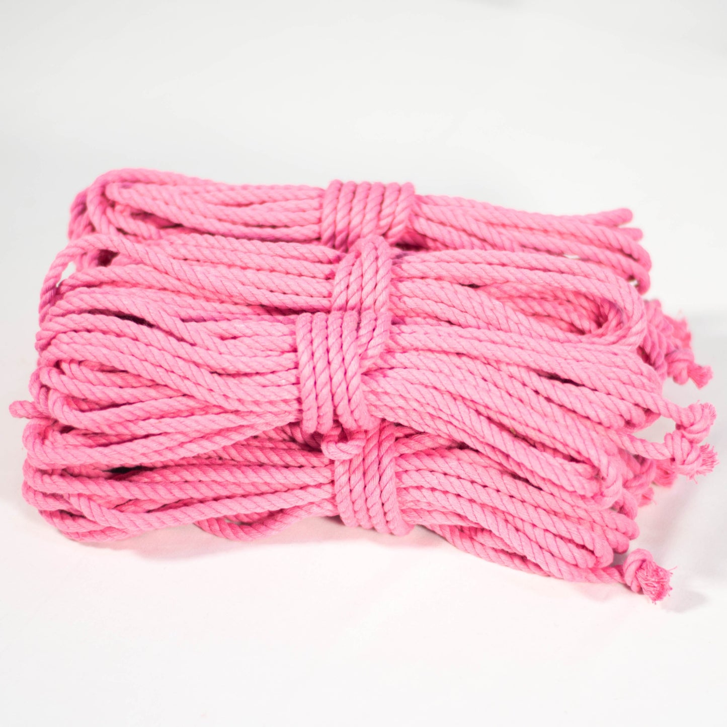 Cotton Play Ropes Shibari Rope Pink Bundle of 6