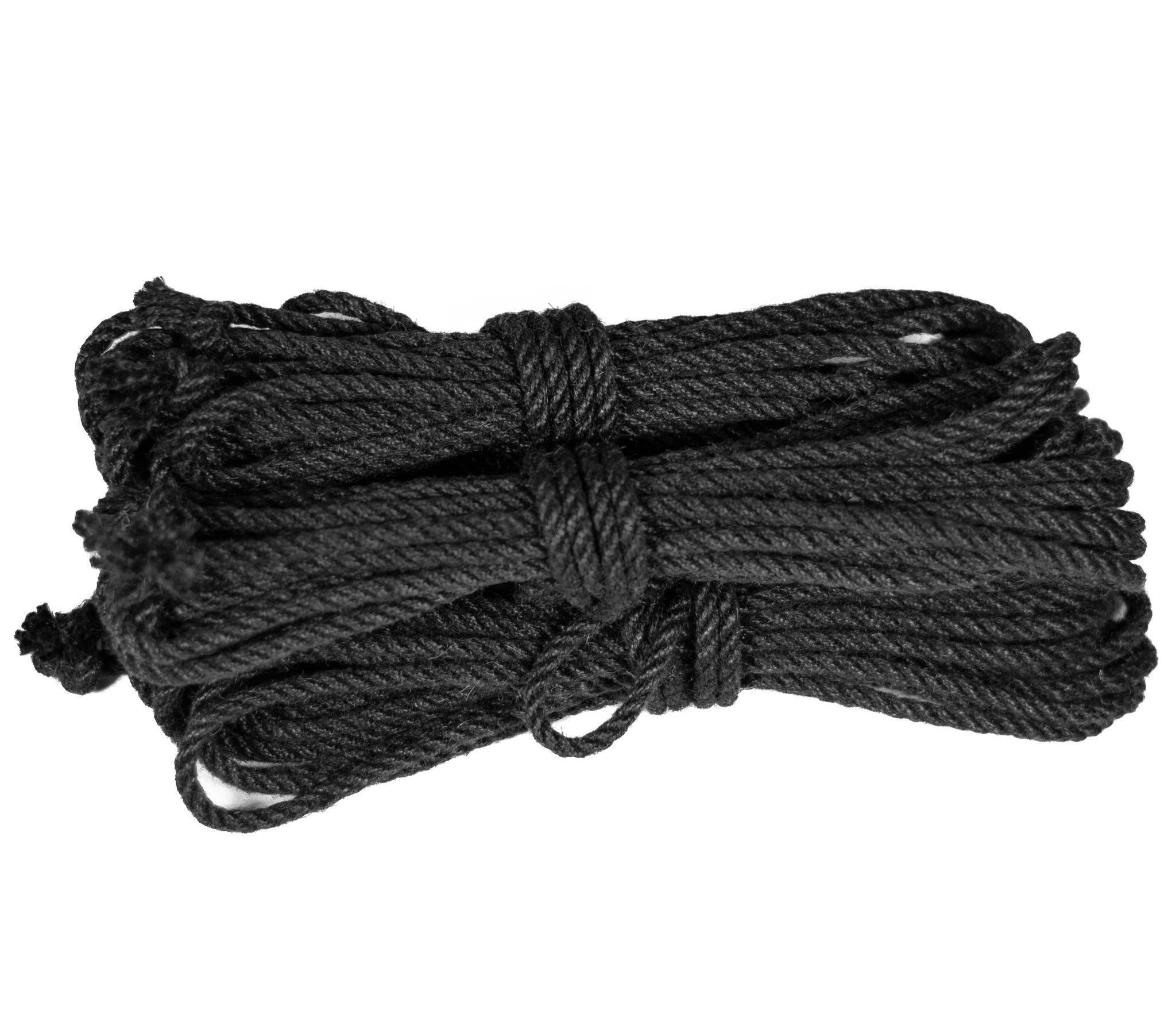 Black jute rope · 5mm double-ply (treated)